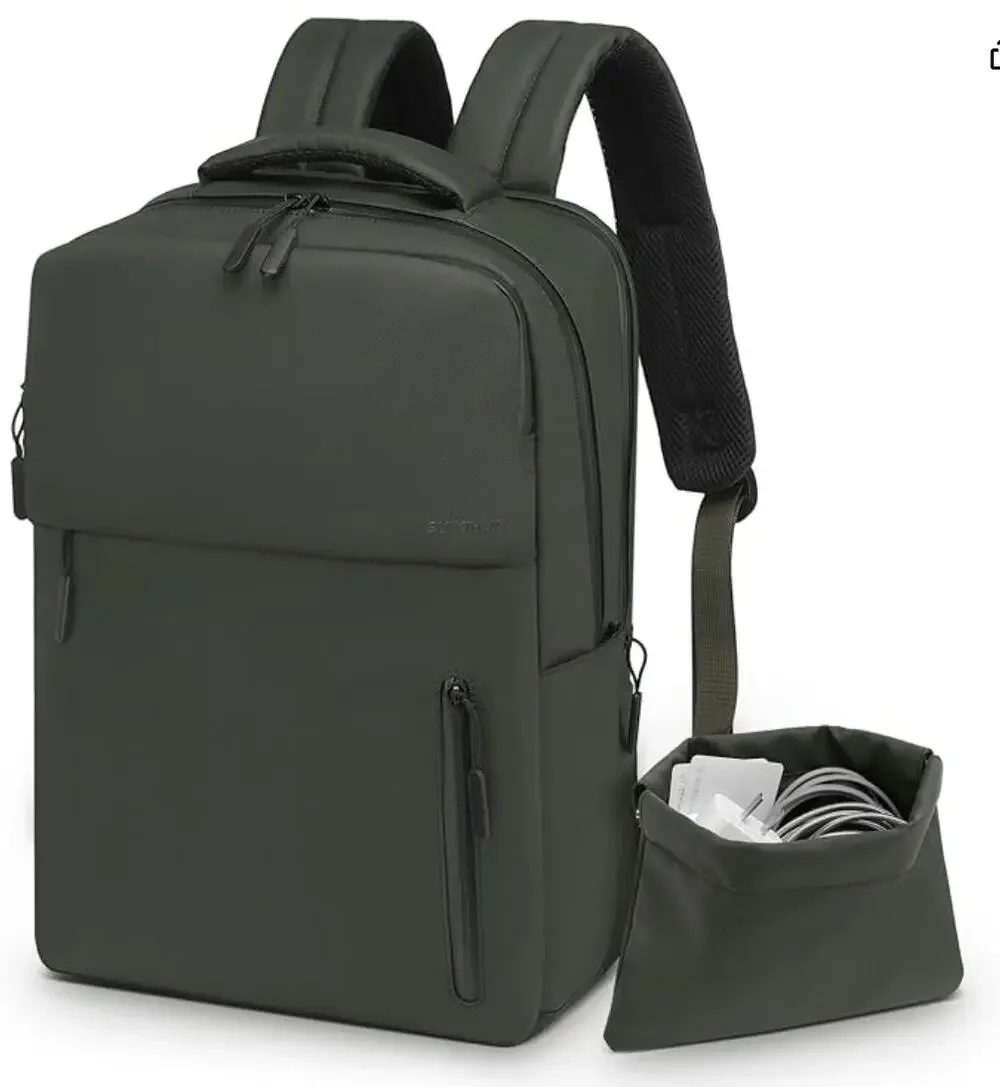 Lightweight Commute Backpack with Laptop Pocket, Water-Resistant Travel Daypack